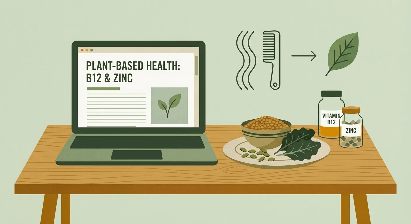 Dieta roślinna a suplementacja B12 i cynku - praktyczny przewodnik